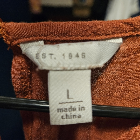 Womens est 1946 large bohemian bell sleeved top - Picture 4 of 5